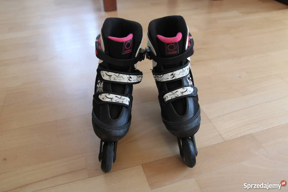 Rolki dziewczynki regulowane 343536 firmy OXELO Luboń sprzedam