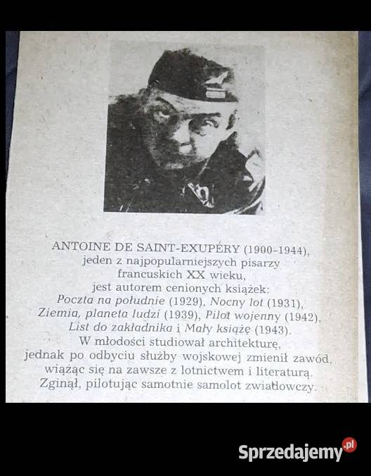 Nocny lot Antoine de SaintExupry Chełm