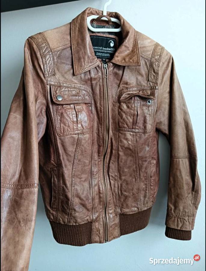 Kurtka Skóra Naturalna Kultowej Marki Goosecraft śląskie Poraj