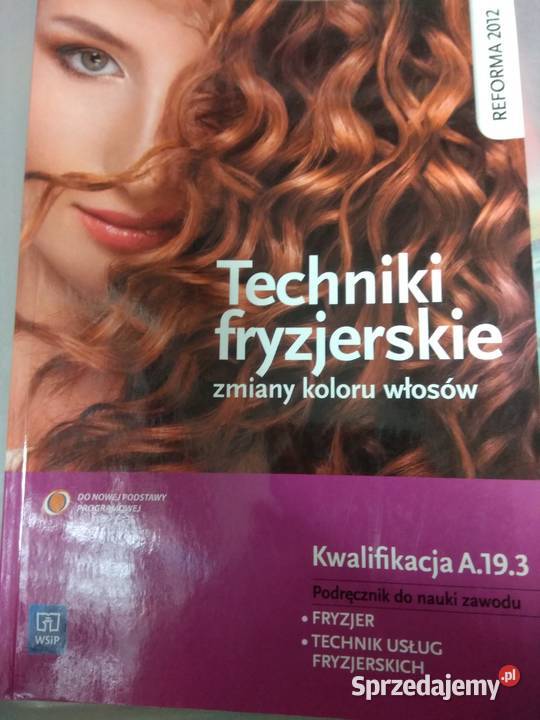 Techniki fryzjerskie WSiP Warszawa sprzedam