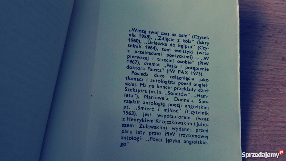 Wiersze dawne i nowe Jerzy S Sito Gdańsk