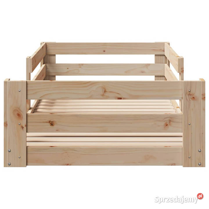Łóżko bez materaca lite drewno sosnowe 80x190 mazowieckie