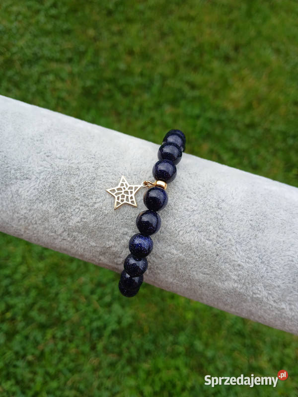 Bransoletka damska z Noc Kairu 8mm z gwiazdką Kielce sprzedam