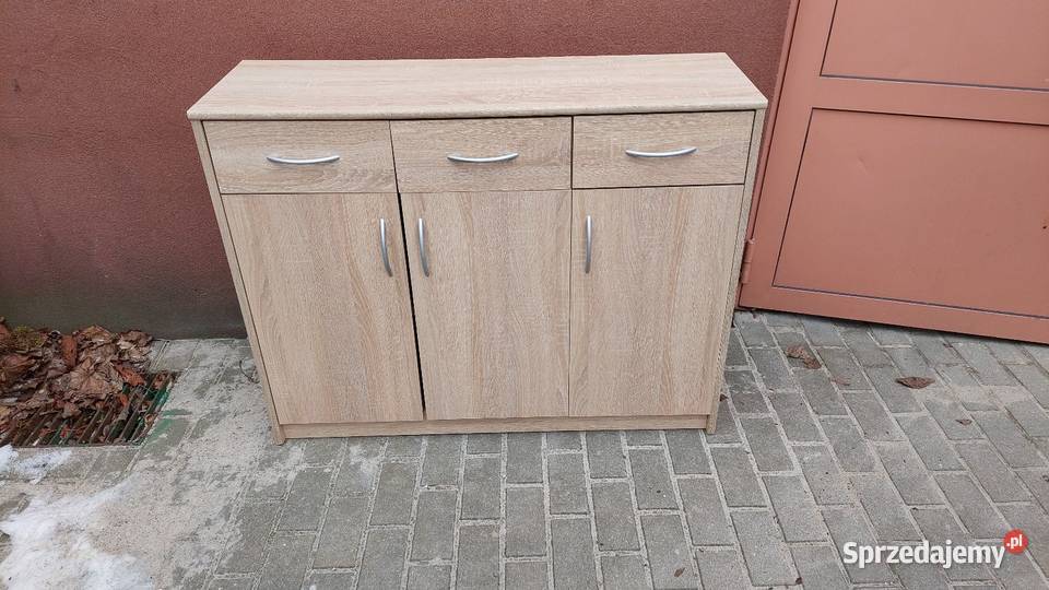 Komoda 3d3s dąb sonoma 86cm Poznań