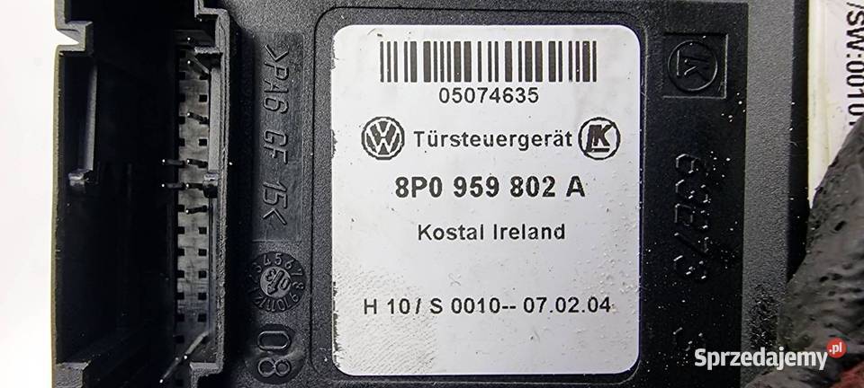 SILNICZEK SZYBY PP AUDI A3 8P 8P0959802A Lipno