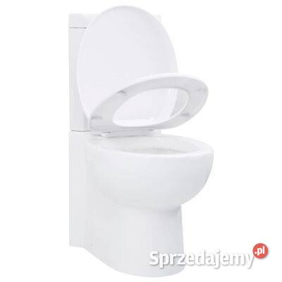 vidaXL Ceramiczna muszla klozetowa narożna Warszawa