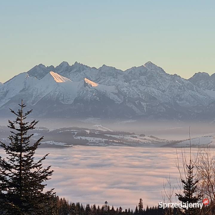 Góralska chata wysoko w górach Waksmund