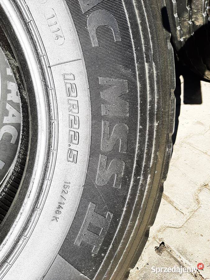 2x Opona używana ciężarowa 12R225 GOODYEAR 400 Opony