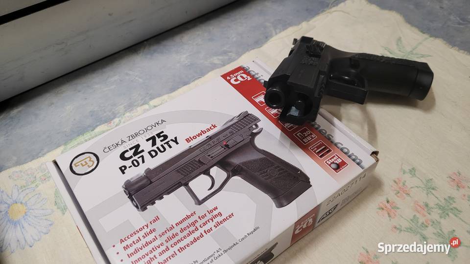 Wiatrówka CZ 75 P07 Duty BlowBack 45 mm śląskie Bytom
