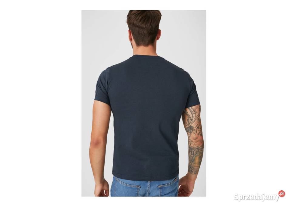 Tshirt męski Mustang Logo Tee trzy rozmiary S M Dęblin