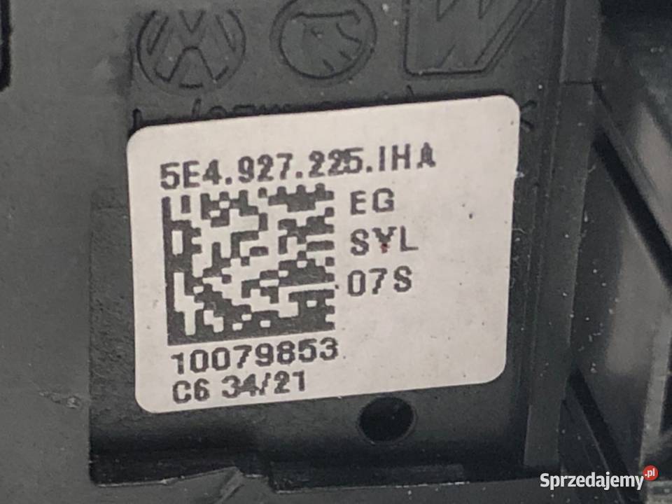 DŹWIGNIA HAMULCA RĘCZNEGO SKODA OCTAVIA IV sprzedam