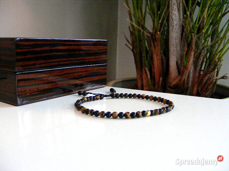 Bransoletka Lidera Przywódcy 24k złoto onyx łódzkie Zgierz