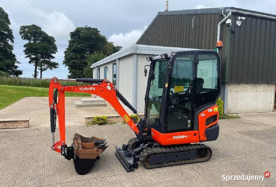 top stanKubota KX018 4 klimatyzacja szybkozłącze Warszawa