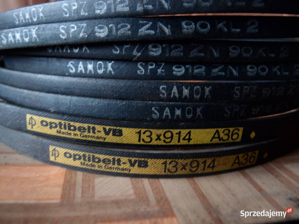Pas klinowy SPZ 912 ZN 90 Sanok i Optibelt A36 Łódź