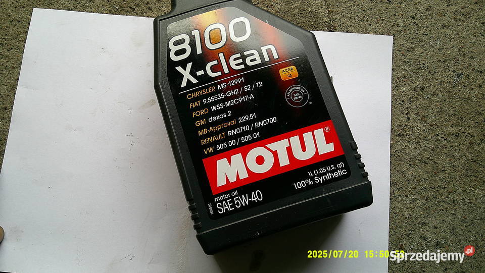 MOTUL 8100 XCLEAN 5W40 C3 olej silnikowy 1L