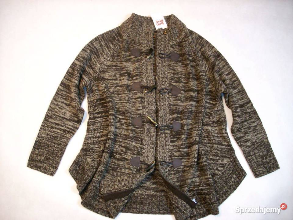 Ciepły Sweter Żakiet Kardigan ZAMEK NOWY 36 38 Nowy Sącz sprzedam