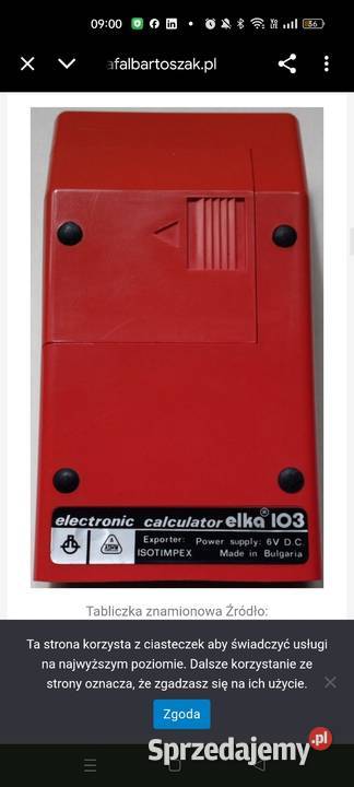 Kalkulator Elka 103 Kielce