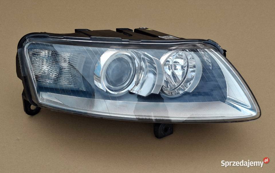 AUDI A6 C6 REFLEKTOR PRAWY XENON D2S LAMPA PRAWA Bieleń
