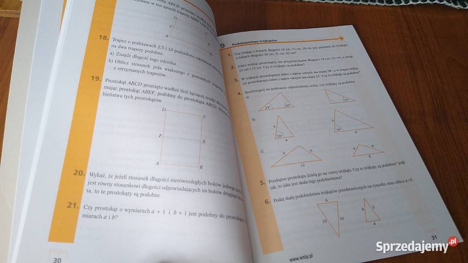 Matematyka 2001 gimnazjum klasa 3 zadania Anna Gdańsk