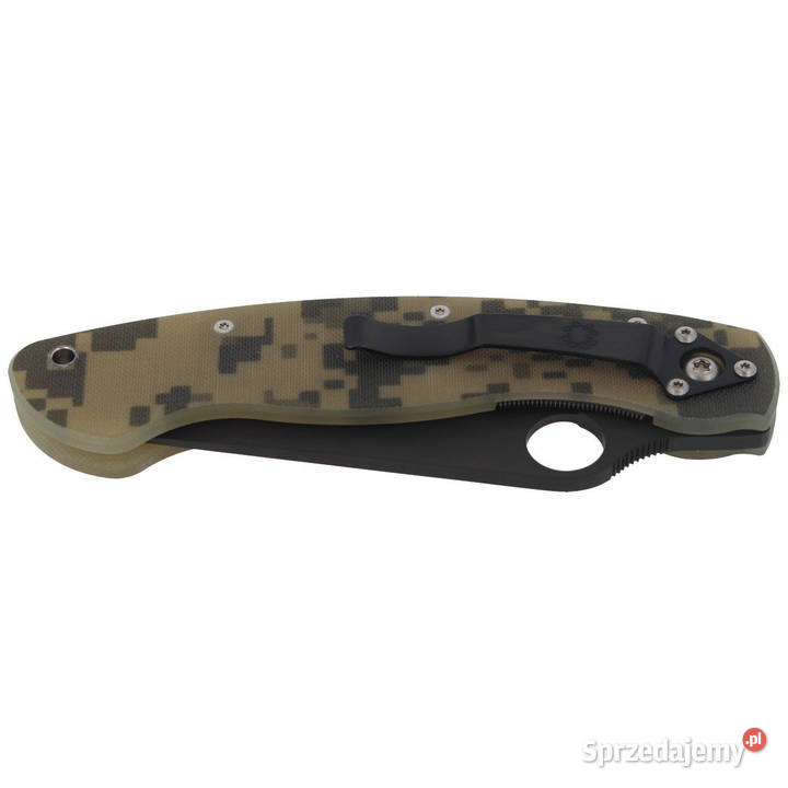Nóż składany Spyderco Military G10 Camo Black Warszawa