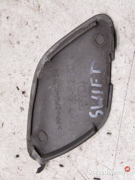 ZAŚLEPKA HAKA ZDERZAKA PRZÓD PRZEDNIA ZMW SUZUKI Listwy i nakładki