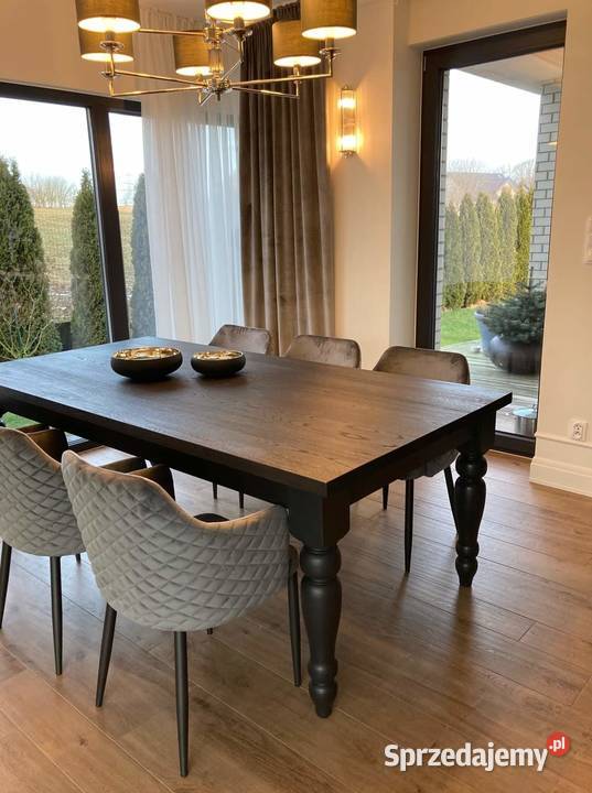 Stół dębowy delikatnie szczotkowane rozkładany Poznań