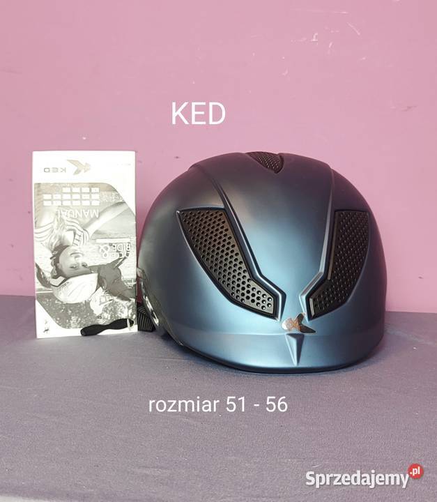 Nowy z metką Kask KED Pina granatowy matowy M Jasień