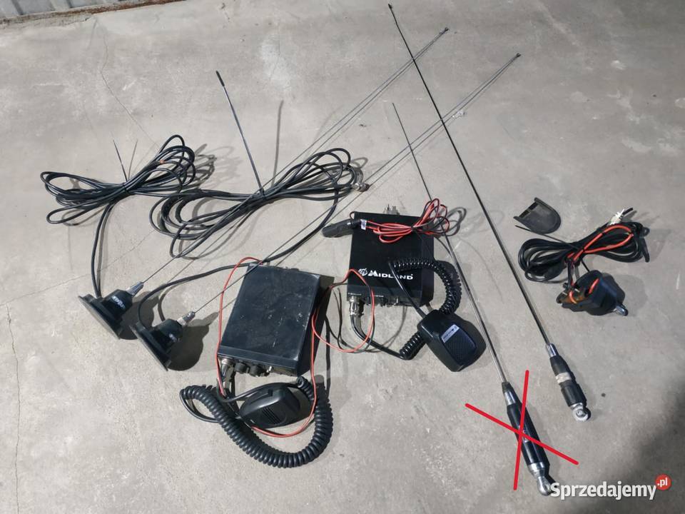 Cb radio anteny alan midland lemn hustler Terespol