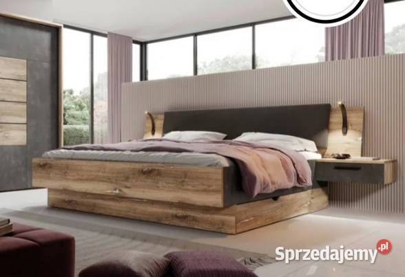 rama łóżka york 180x200 z oświetleniem