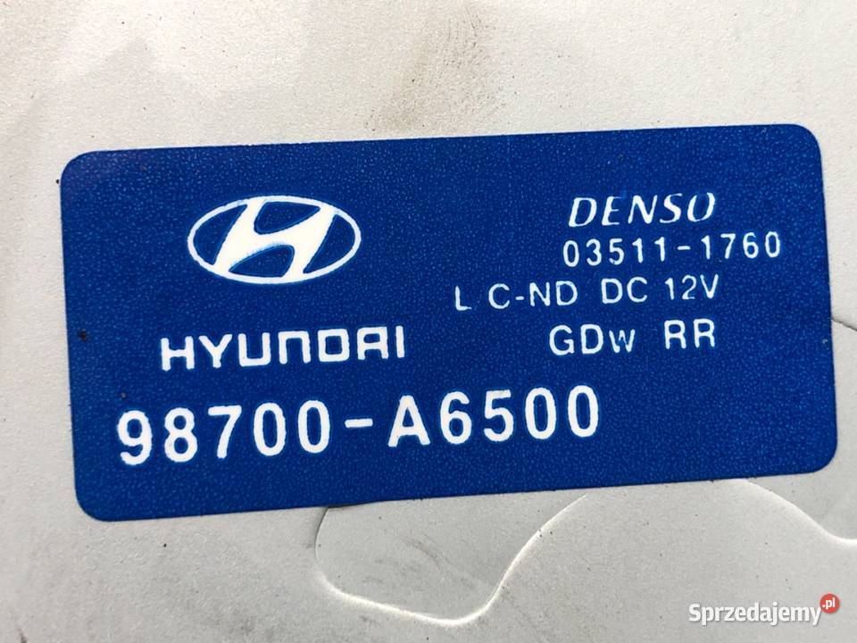 SILNIK WYCIERACZEK TYŁ HYUNDAI i30 98700A6500