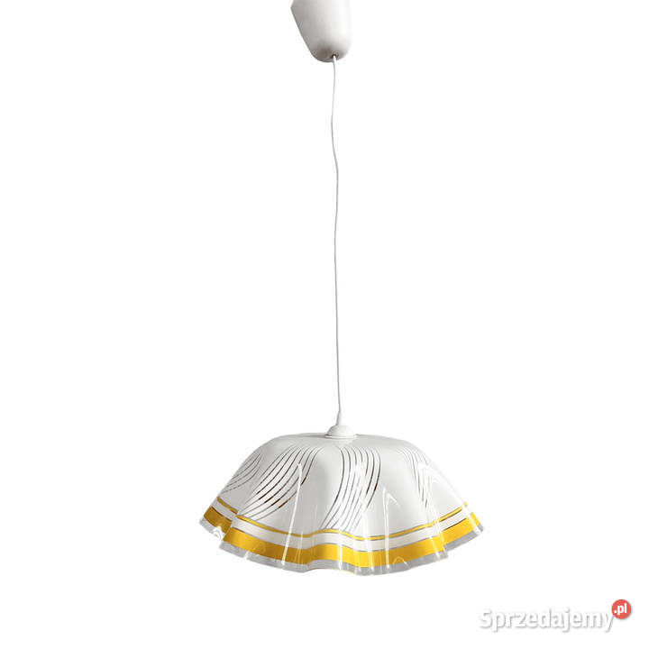 Kuchenna lampa sufitowa z plexi Polska lata 90