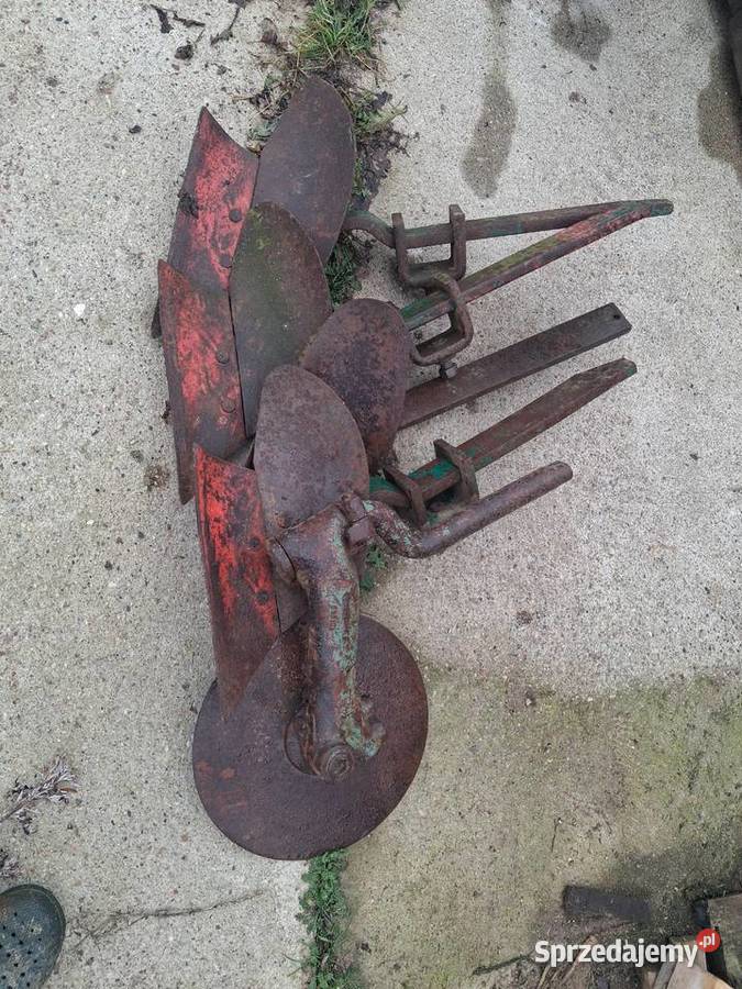 Pług Kverneland 4 skibowy na resorze 16 zagonowy Rutka-Tartak