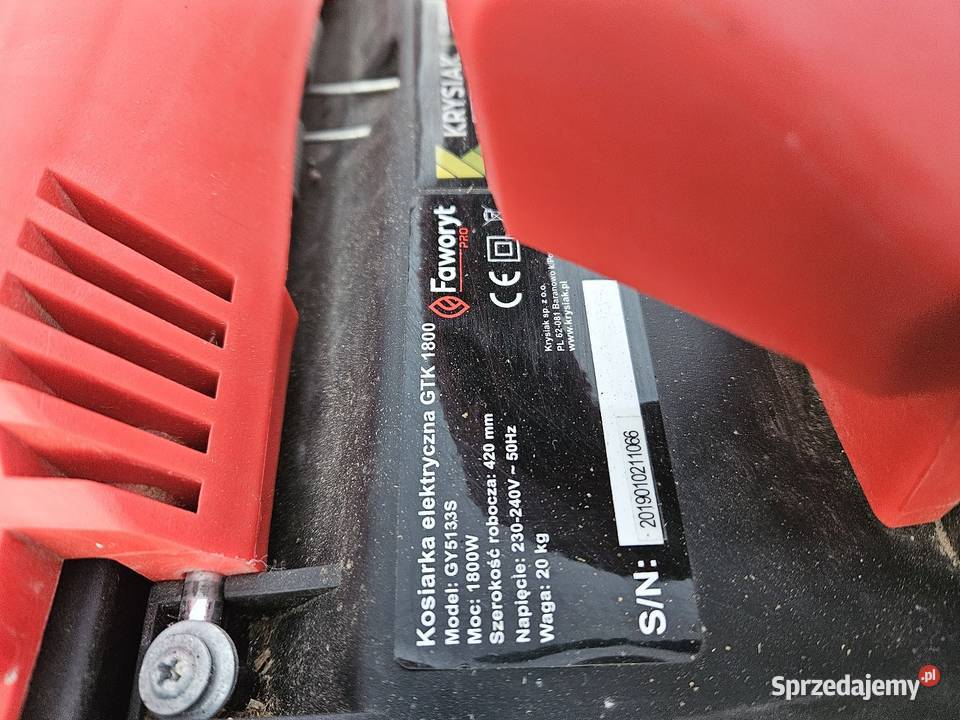Kosiarka elektryczna Grodzanów