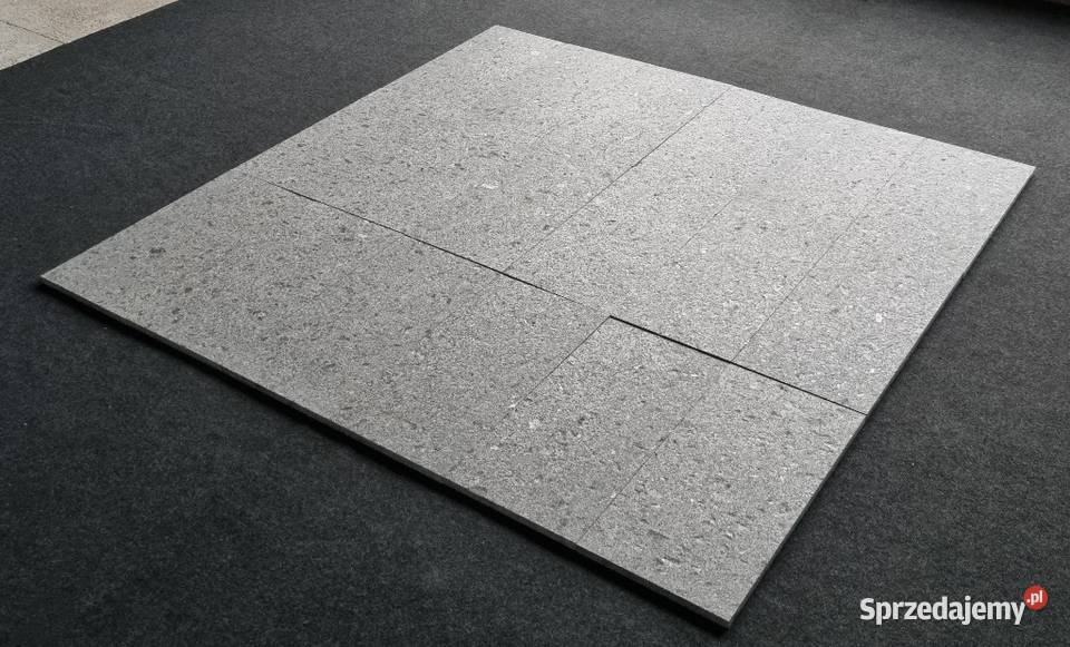 PŁYTKI GRANITOWE PŁOMIENIOWANE STEEL GREY