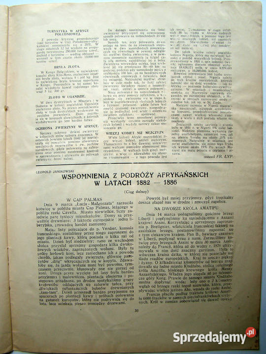 Morze 5 1933 X Organ Ligi Morskiej i Kolonialnej małopolskie Limanowa