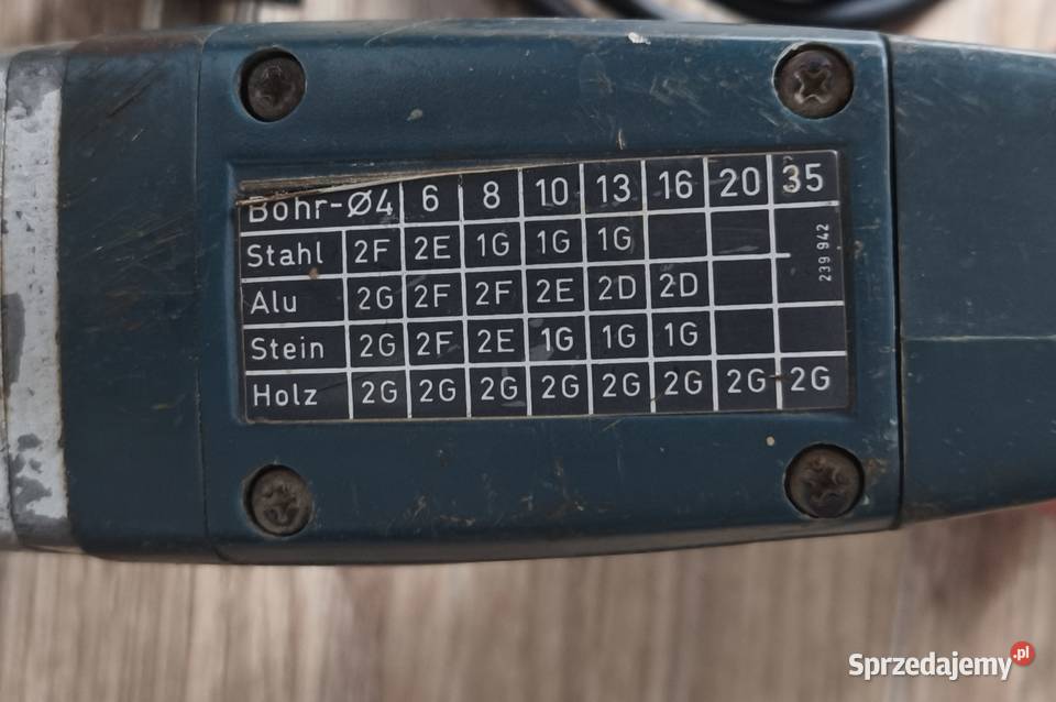 Wiertarka AEG SB2E500W Made in West Germany