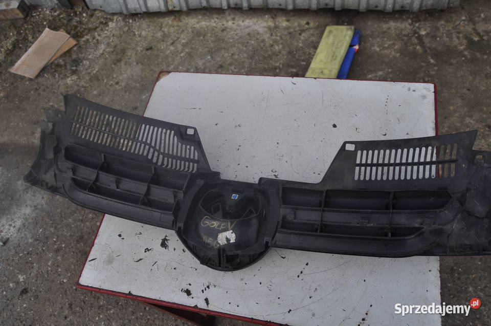 GRILL ATRAPA VW GOLF V 1K0853655A ORYGINAŁ osobowe Atrapy Sierakowice