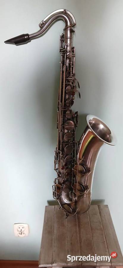 Kolekcjonerski Saksofon Wygląd z lat 20 tych blaszane Instrumenty dęte małopolskie Kraków