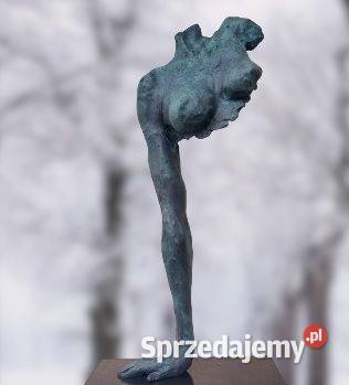 Rzeźba współczesna Galeryjna z brązu Biust Szczecin