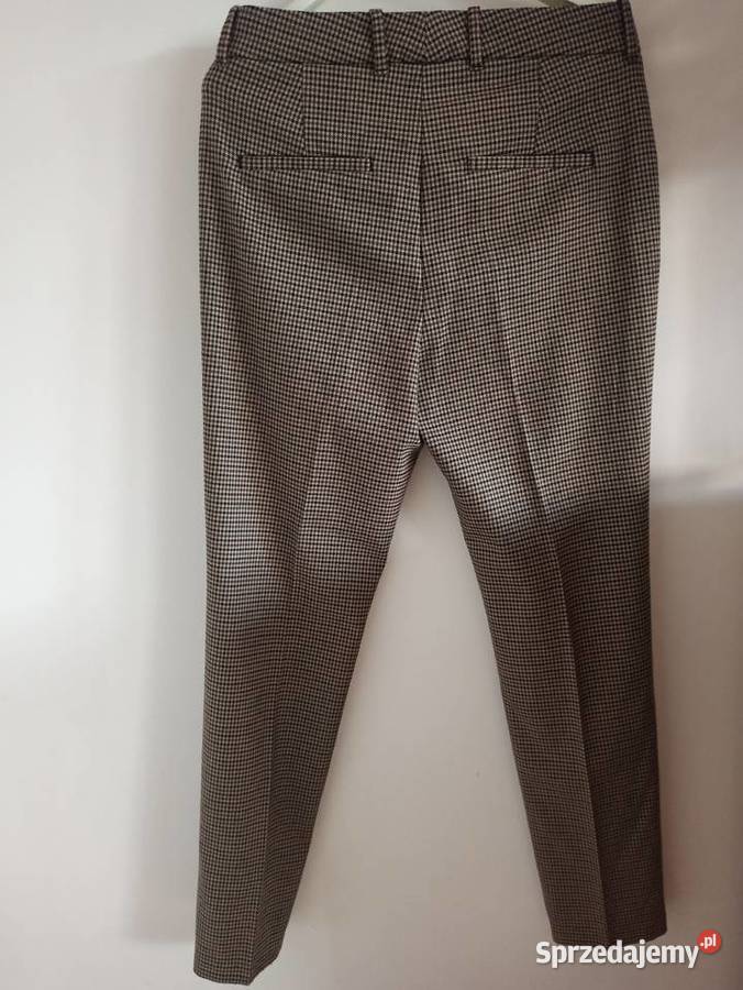 Spodnie brązowe Zara Rozmiar 38(M) mazowieckie Warszawa