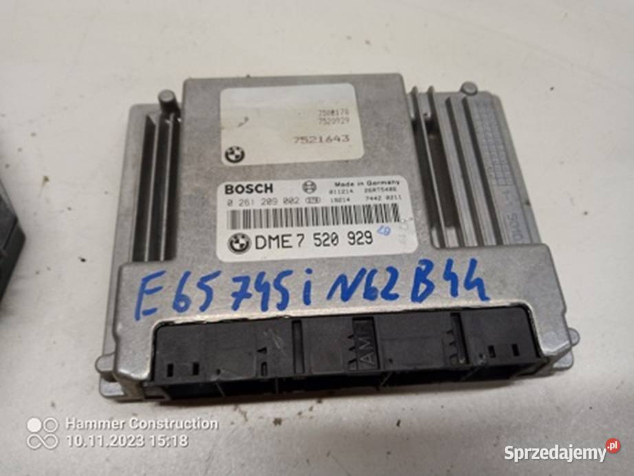 BMW E65 E66 745i N62 Komputer sterownik silnika Bydgoszcz