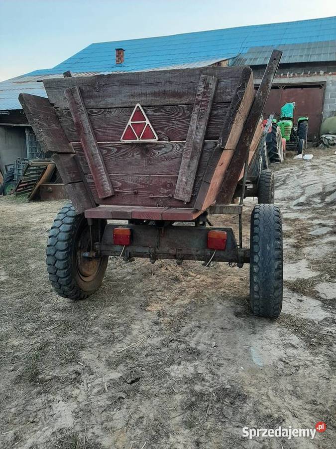 Wóz metalowy z paką do ciągnika c330 sam itp Dębica