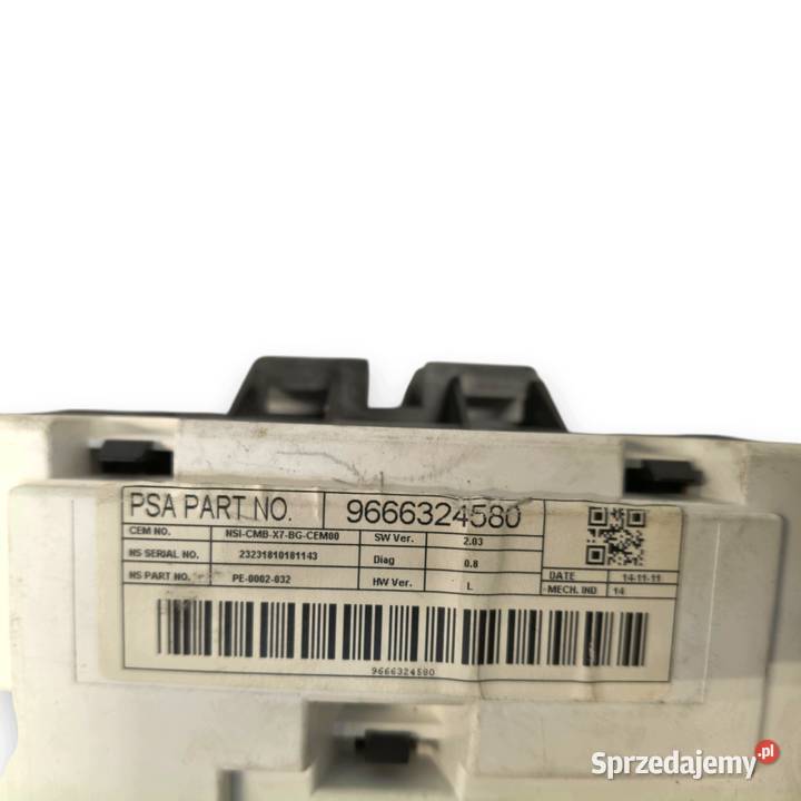 LICZNIK ZEGARY 9666324580 Citroen C5 III 16 20 lubelskie Chełm sprzedam