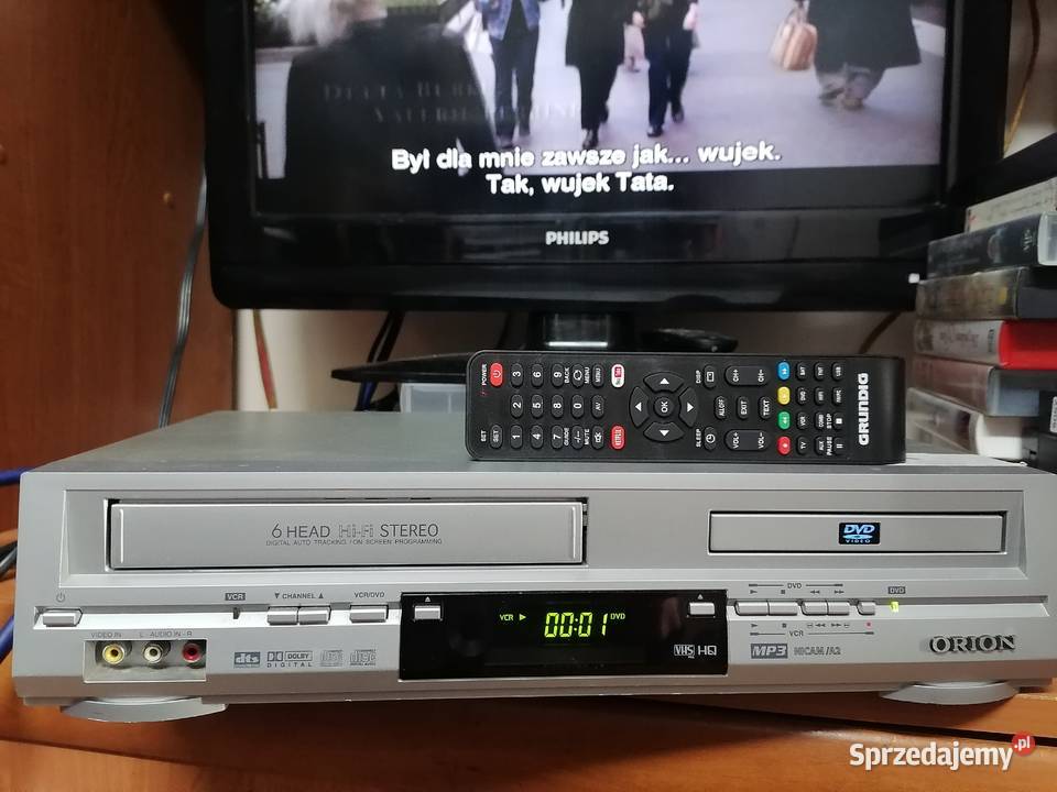 Magnetowid VHS Orion DVDVR2961X HIFI stereo Częstochowa