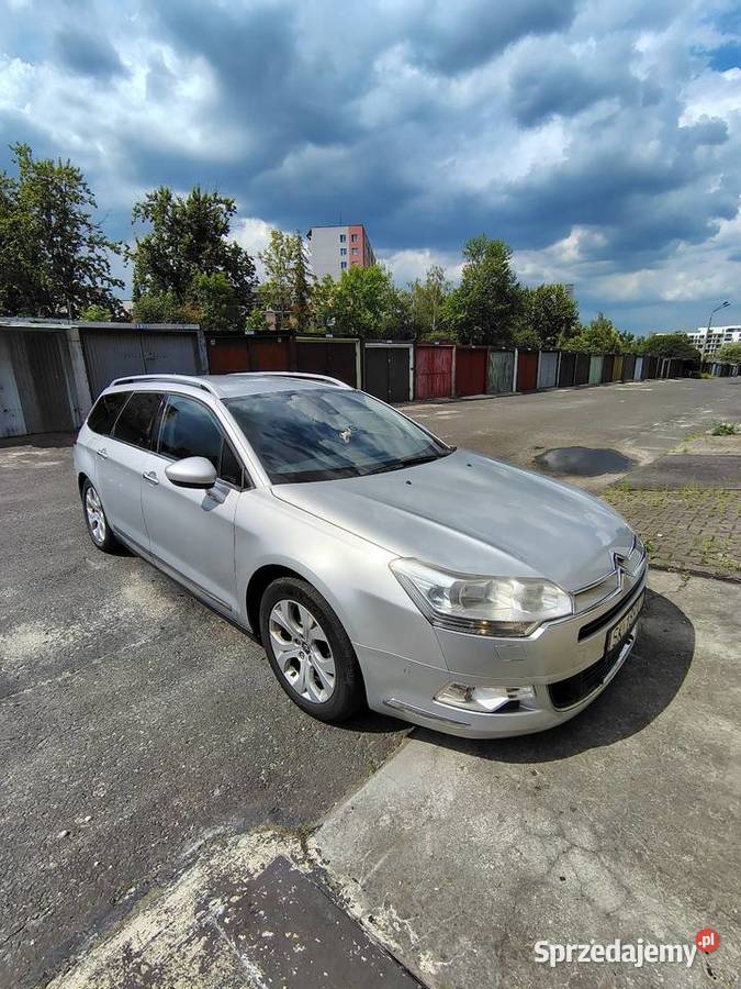 Citroen C5 kombi benzyna 16 nowy przegląd hak garażowany Katowice