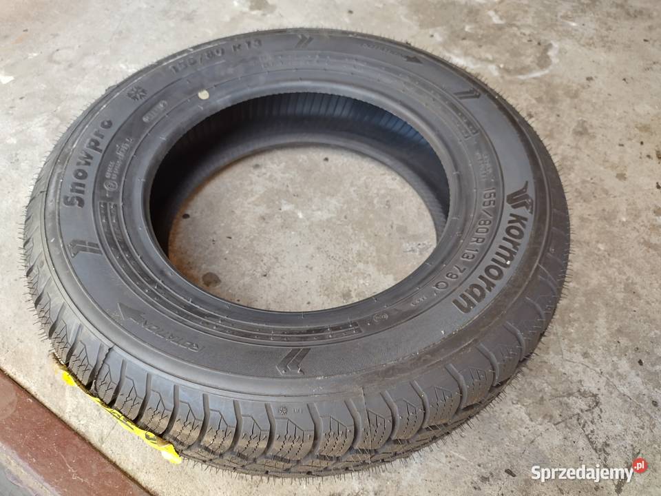 1 nowa opona zimowa Kormoran Snowpro 15580 R13 śląskie Dąbrowa Górnicza sprzedam