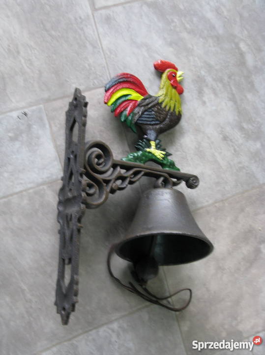 Śliczny dzwonek dzwon kogut kogucik