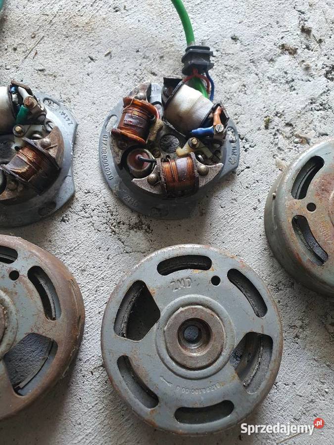 Zestaw koło magnesowe i zapłon motorynka Układ elektryczny, zapłon Rzeszów