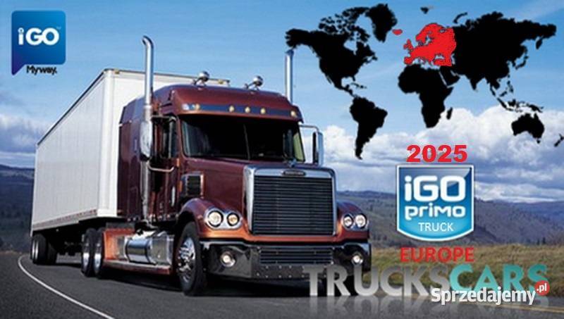 Nawigacja Igo Primo Truck TIR Ciężarowe MAPY