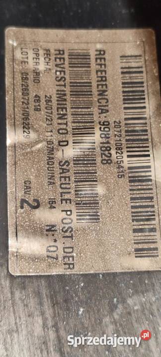 MERCEDES VITO W447 OSŁONA LAMPY PRAWY TYŁ